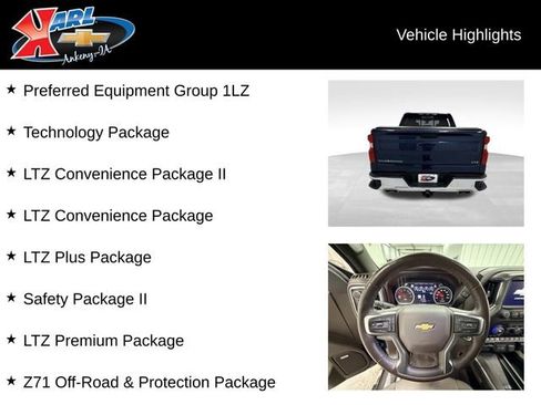 Certified 2022 Chevrolet Silverado 1500 LTZ w/ LTZ Premium Package image 2