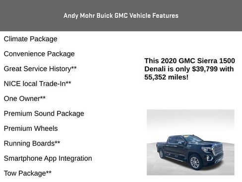 Used 2020 GMC Sierra 1500 Denali w/ Technology Package AWD/4WD image 8