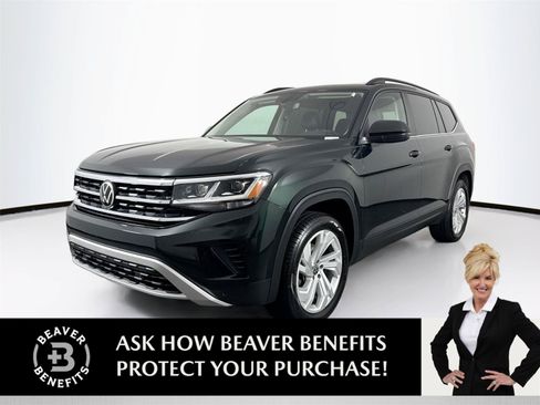 Used 2021 Volkswagen Atlas SE w/ Panoramic Sunroof Package FWD image 1