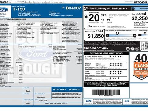 Used 2017 Ford F150 XLT w/ Equipment Group 301A Mid AWD/4WD image 6