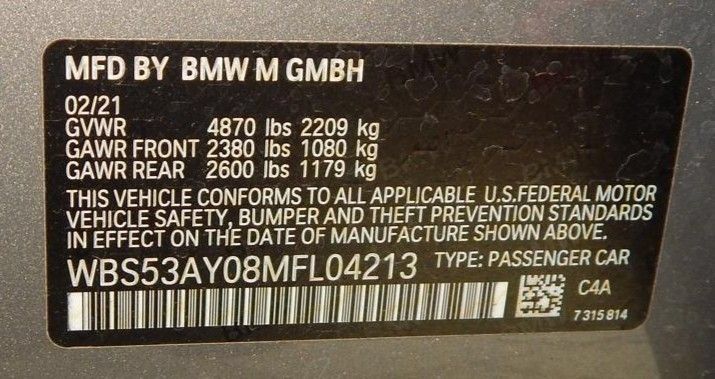 Used 2021 BMW M3 w/ Executive Package RWD image 12