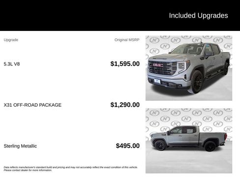 Used 2026 GMC Sierra 1500 Elevation w/ X31 Off-Road Package AWD/4WD image 3