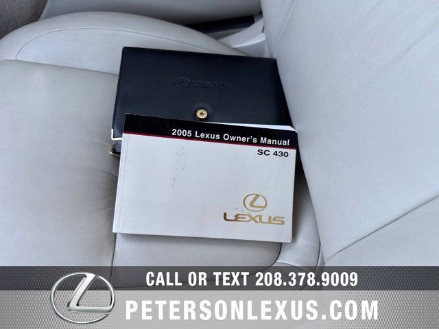 Used 2005 Lexus SC 430 Convertible RWD image 25