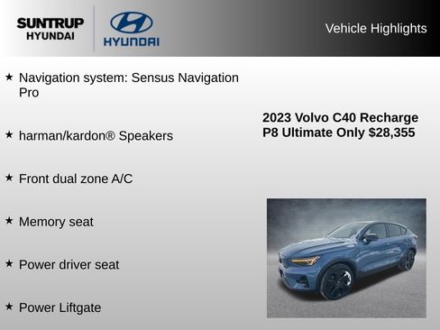 Used 2023 Volvo C40 P8 Recharge Ultimate image 7