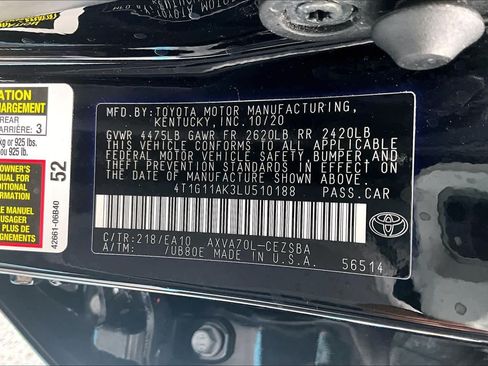 Used 2020 Toyota Camry SE FWD image 32