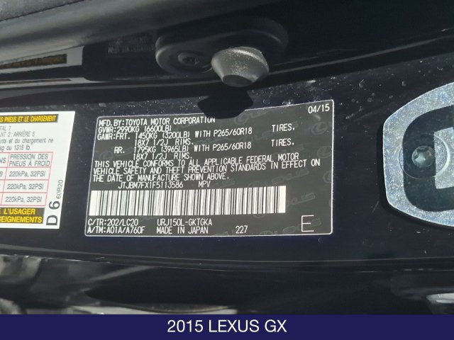 Used 2015 Lexus GX 460 w/ Navigation Package AWD/4WD image 25