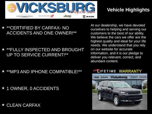 Used 2022 Jeep Grand Cherokee L Laredo w/ Luxury Tech Group I AWD/4WD image 13