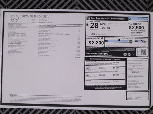 New 2026 Mercedes-Benz GLB 250 image 9