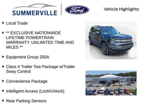 Certified 2022 Ford Bronco Sport Big Bend w/ Convenience Package AWD/4WD image 2