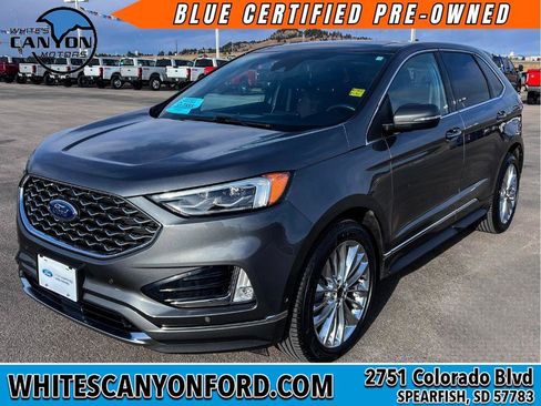 Certified 2021 Ford Edge Titanium w/ Equipment Group 301A image 1