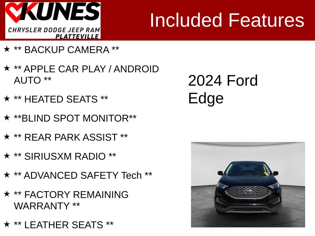 Used 2024 Ford Edge SEL AWD/4WD image 2