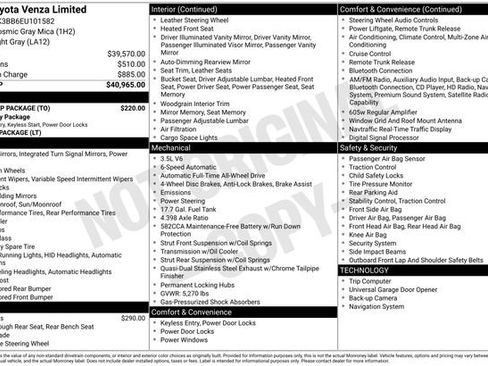 Used 2014 Toyota Venza Limited w/ Tow Prep Package image 2