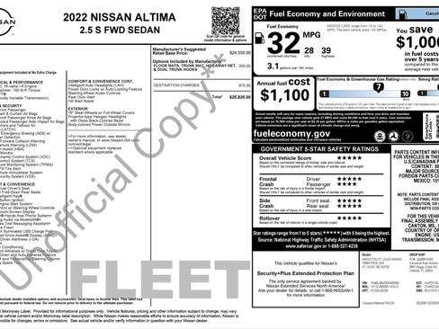 Used 2022 Nissan Altima 2.5 S FWD image 2