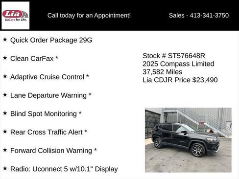Certified 2025 Jeep Compass Limited AWD/4WD image 6