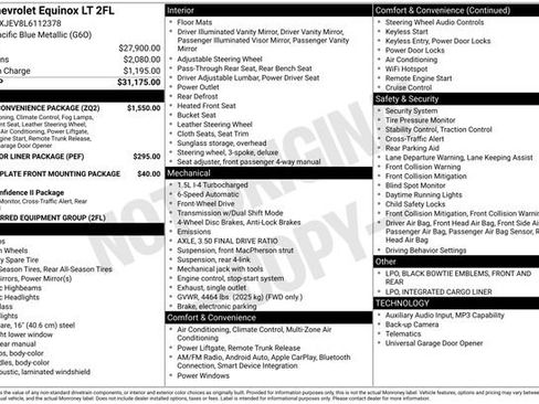 Used 2020 Chevrolet Equinox LT w/ Driver Convenience Package FWD image 6