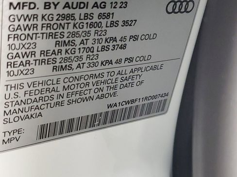 Certified 2024 Audi SQ8 Prestige image 52