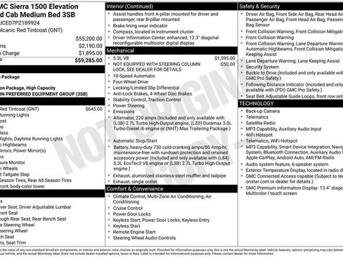 Used 2023 GMC Sierra 1500 Elevation AWD/4WD image 7