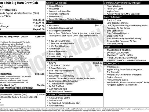 New 2026 RAM 1500 Big Horn AWD/4WD image 31