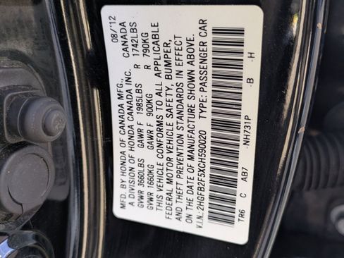 Used 2012 Honda Civic LX image 27