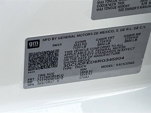 Used 2024 Chevrolet Silverado 1500 LT Trail Boss w/ Protection Package image 33