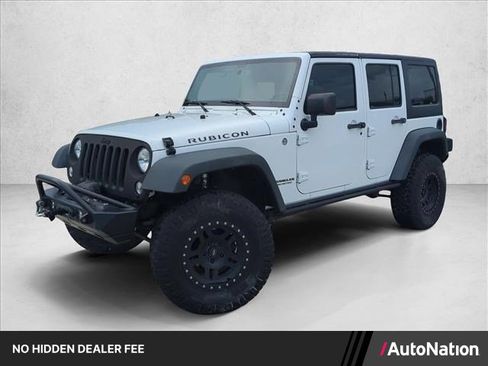 Used 2015 Jeep Wrangler Unlimited Rubicon w/ Connectivity Group AWD/4WD image 1