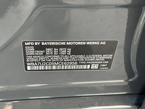 Used 2021 BMW 750i xDrive w/ Executive Package AWD/4WD image 34