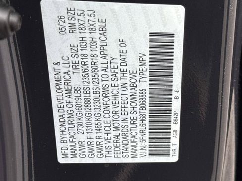New 2026 Honda Odyssey EX-L image 26