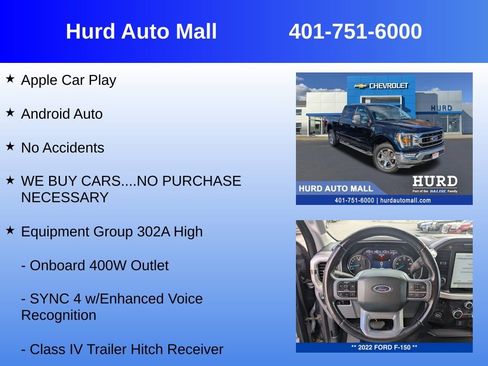 Used 2022 Ford F150 XLT w/ Equipment Group 302A High image 6