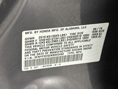 Used 2019 Honda Pilot EX-L image 12