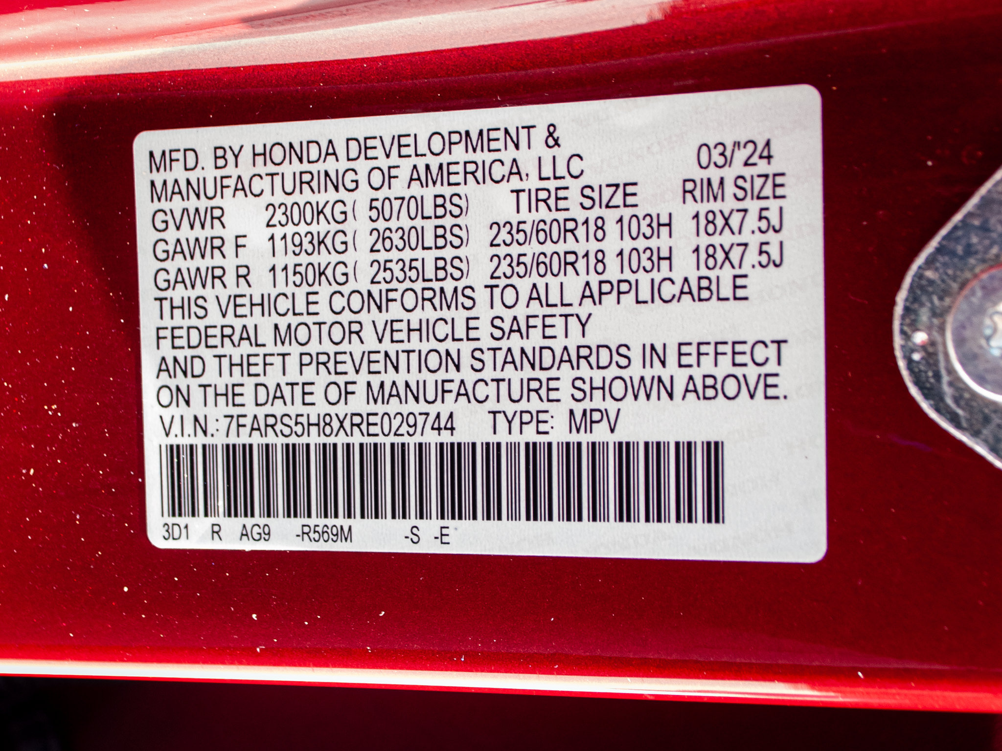 Certified 2024 Honda CR-V Sport-L image 34