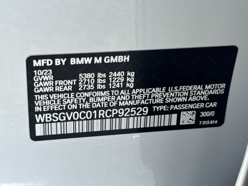 Used 2024 BMW M8 Gran Coupe xDrive Competition w/ M Carbon Exterior Package AWD/4WD image 38