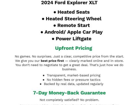 Used 2024 Ford Explorer XLT w/ Equipment Group 202A AWD/4WD image 2