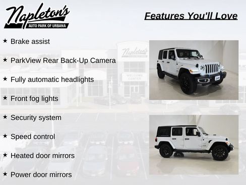Used 2023 Jeep Wrangler Unlimited Sahara w/ Cold Weather Group AWD/4WD image 14