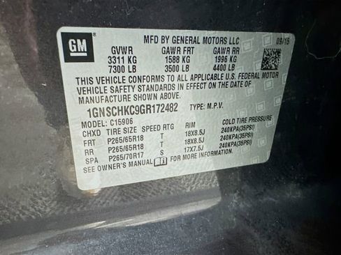 Used 2016 Chevrolet Suburban LT w/ Max Trailering Package image 34