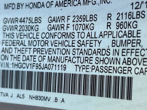 Used 2018 Honda Accord Touring image 27
