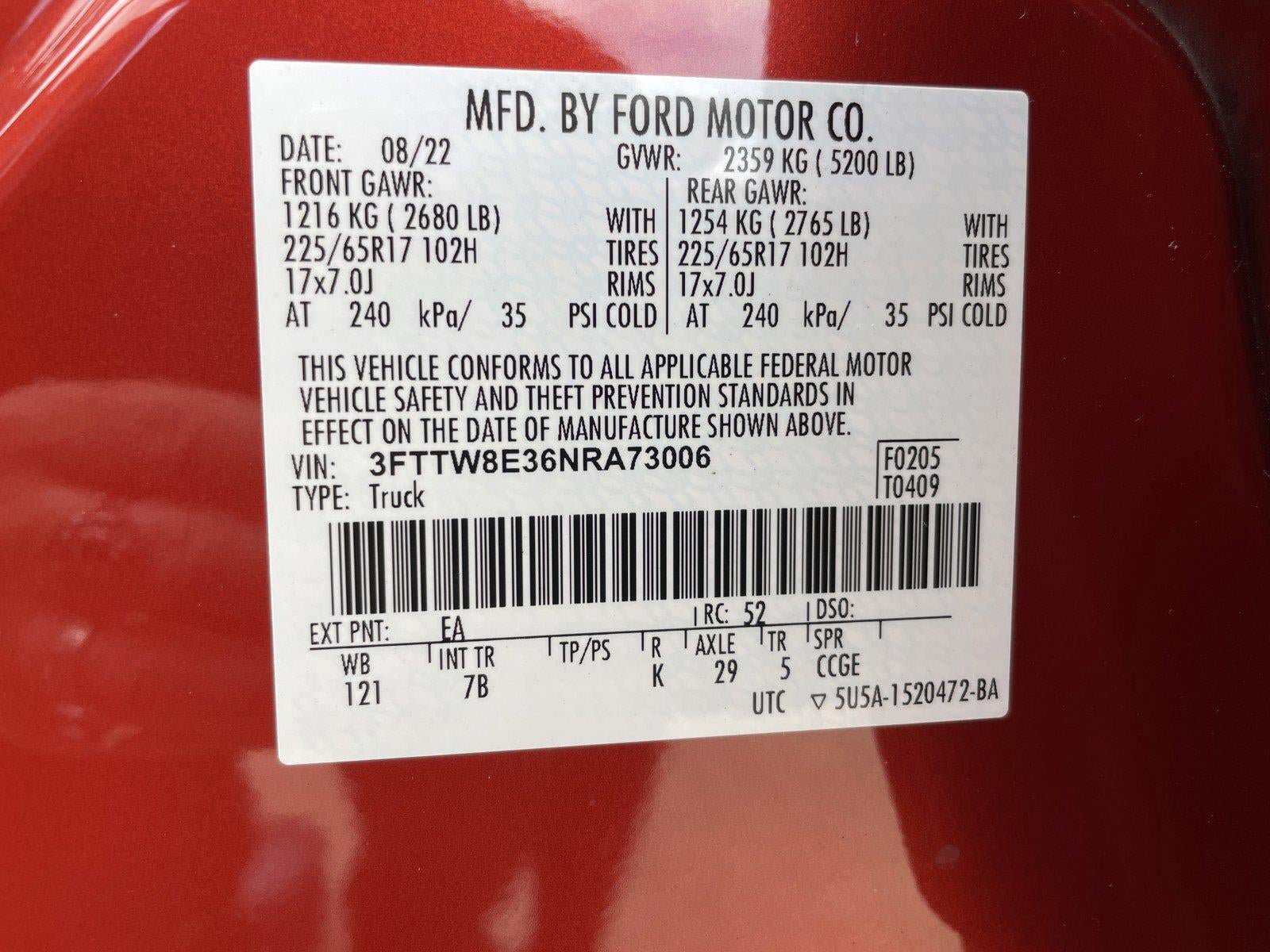 Used 2022 Ford Maverick XLT FWD image 15