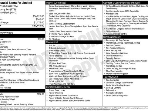 Used 2020 Hyundai Santa Fe Limited FWD image 33