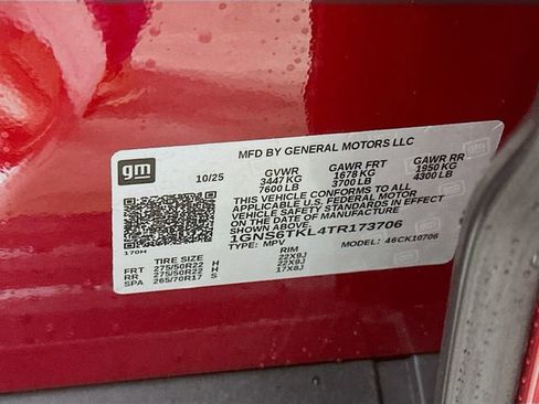 New 2026 Chevrolet Tahoe High Country w/ LPO, Illumination Package image 35