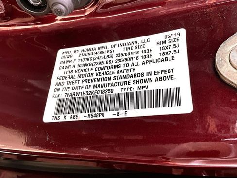 Used 2019 Honda CR-V EX image 36