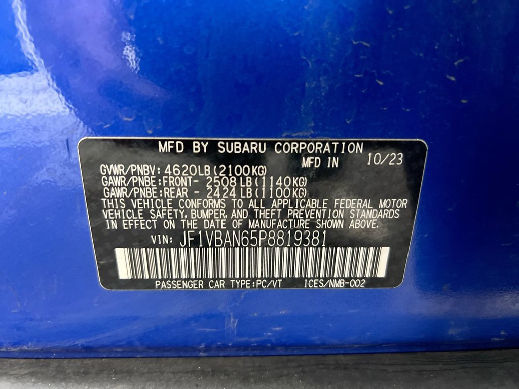 Used 2023 Subaru WRX Limited AWD/4WD image 28