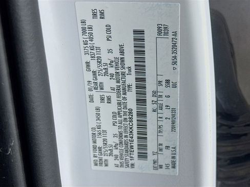 Used 2019 Ford F150 XLT w/ Equipment Group 302A Luxury image 42