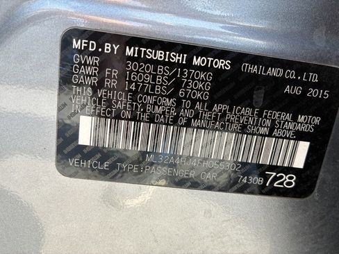 Used 2015 Mitsubishi Mirage ES image 17