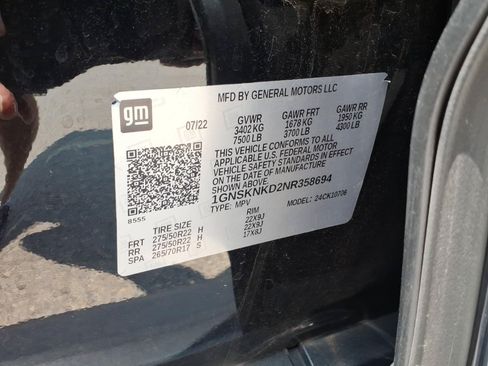 Used 2022 Chevrolet Tahoe LT AWD/4WD image 31