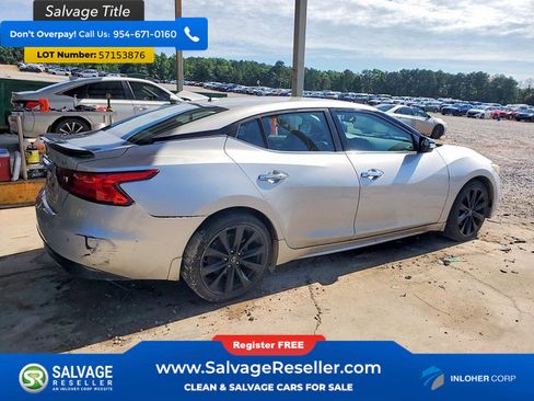 Used 2016 Nissan Maxima SR w/ Midnight Edition FWD image 4