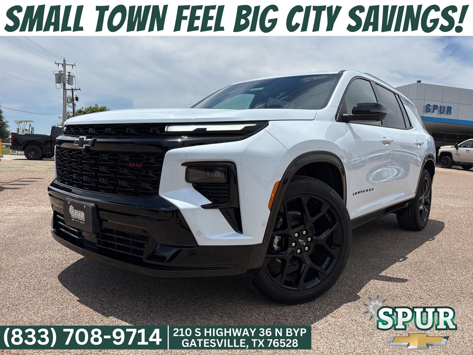 New 2026 Chevrolet Traverse RS w/ LPO, Floor Liner Package FWD 360° Tour