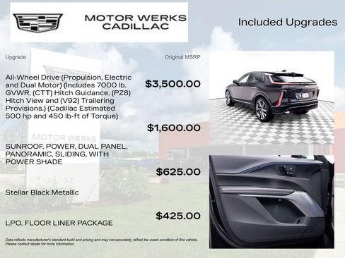 Certified 2025 Cadillac Lyriq Luxury w/ LPO, Floor Liner Package AWD/4WD image 8