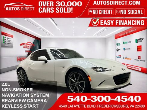 Used 2022 MAZDA MX-5 Miata RF Grand Touring w/ Appearance Package RWD image 1