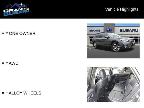 Used 2019 Subaru Outback 2.5i Limited AWD/4WD image 2