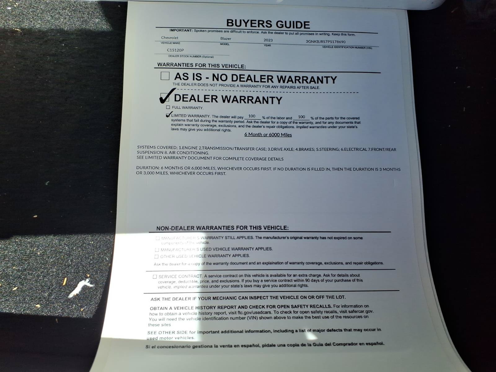 Used 2023 Chevrolet Blazer LT AWD/4WD image 35