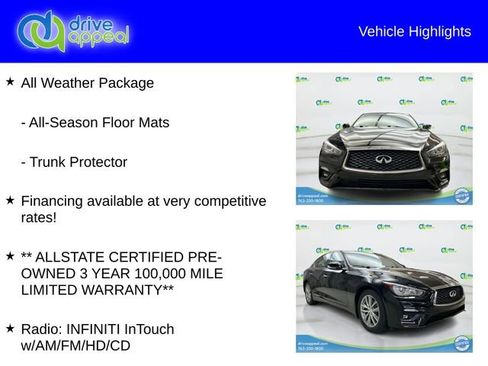 Used 2021 INFINITI Q50 Pure w/ Cargo Package image 6
